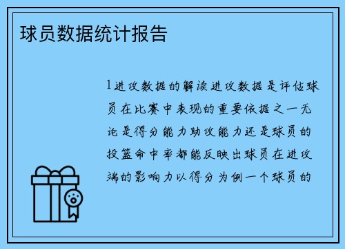 球员数据统计报告